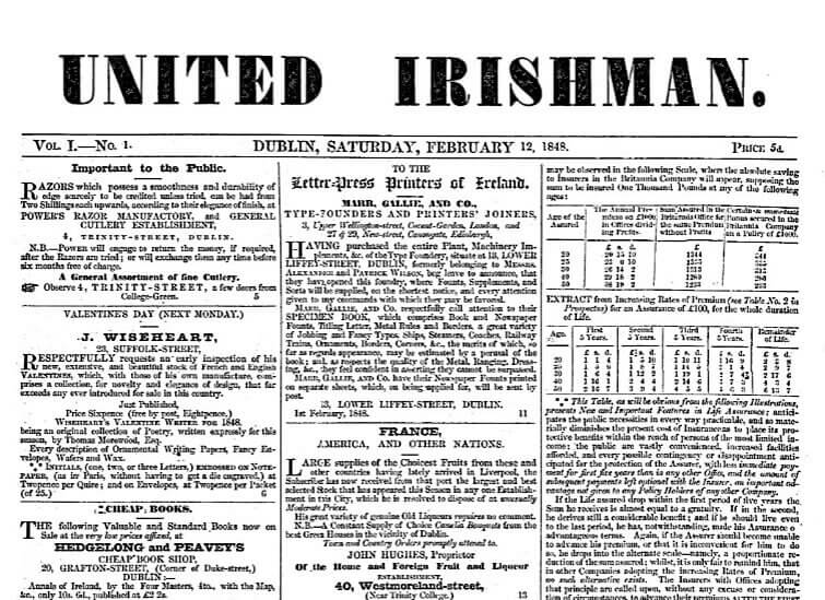 United Irishman – Primera edición.