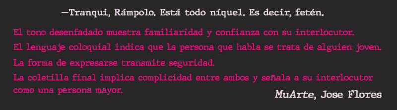 Los diálogos en una novela: características de los personajes.