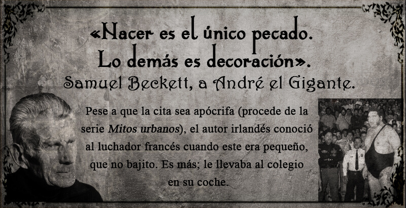 Beckett y André el Gigante